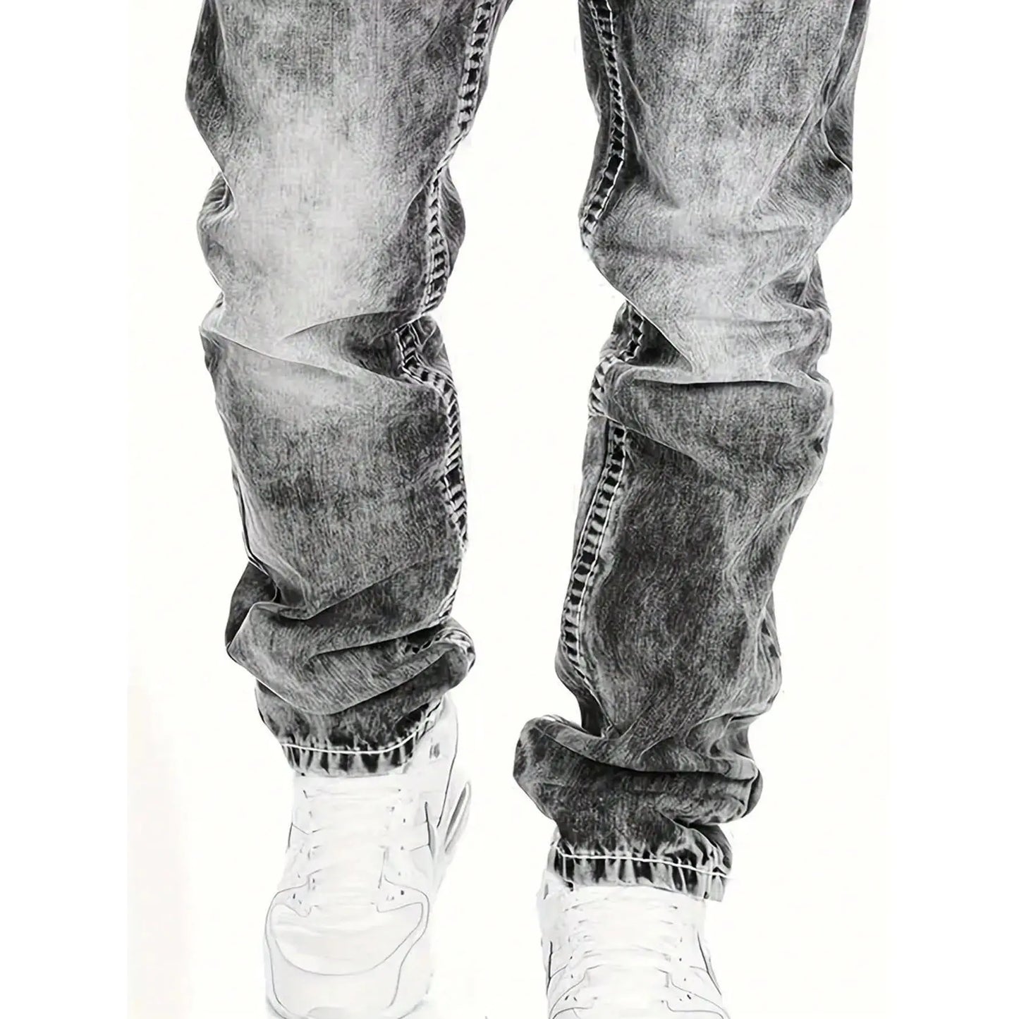 📢📢BIG SALE !!⏰Men's Fashion Creative Stretch Denim Jeans,Minimalist Style Suitable For Summer, Emo Style