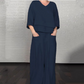 Irregular Hem Cotton Linen Short Sleeve Casual 2-Piece Set