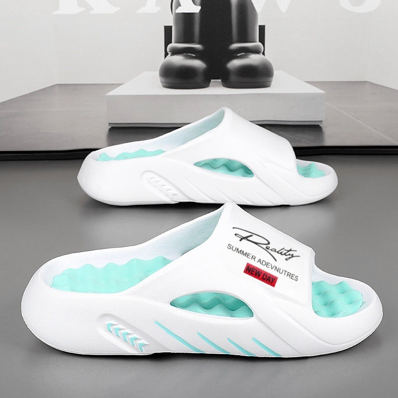 Non-Slip Thick Sole Cloud Slides for Men