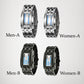 ⌚ Men's Binary LED Watch – Stainless Steel, Blue Light, Sporty, Water-Resistant, Modern ⚡