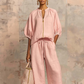 🔥Women's Solid Color 2-Piece Casual Tracksuit Set