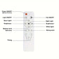 🔥SmartBreez 40W LED Ceiling Fan Light – 20.5 Ultra-Quiet with Remote 🎯 | E27 + FREE B22 Adapter 🔌