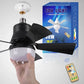 🔥SmartBreez 40W LED Ceiling Fan Light – 20.5 Ultra-Quiet with Remote 🎯 | E27 + FREE B22 Adapter 🔌