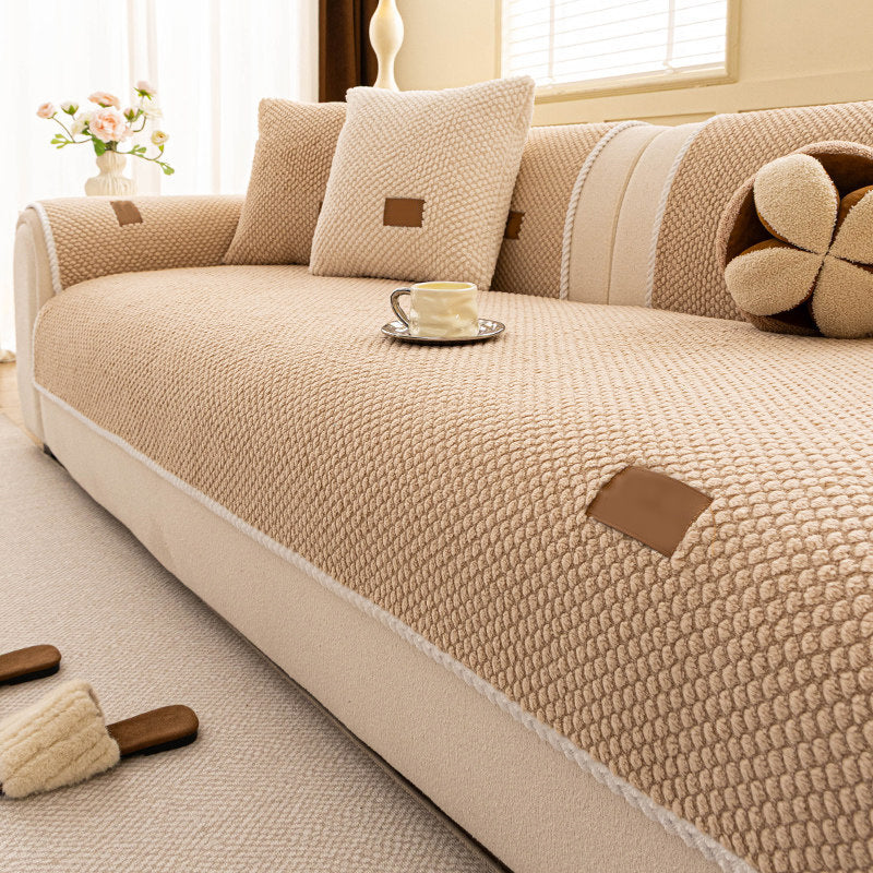 🛋️ Thickened Non-Slip Sofa Cover – Ultra-Soft, Washable, Scratch-Resistant & Pet-Friendly, 4 Colours ✨