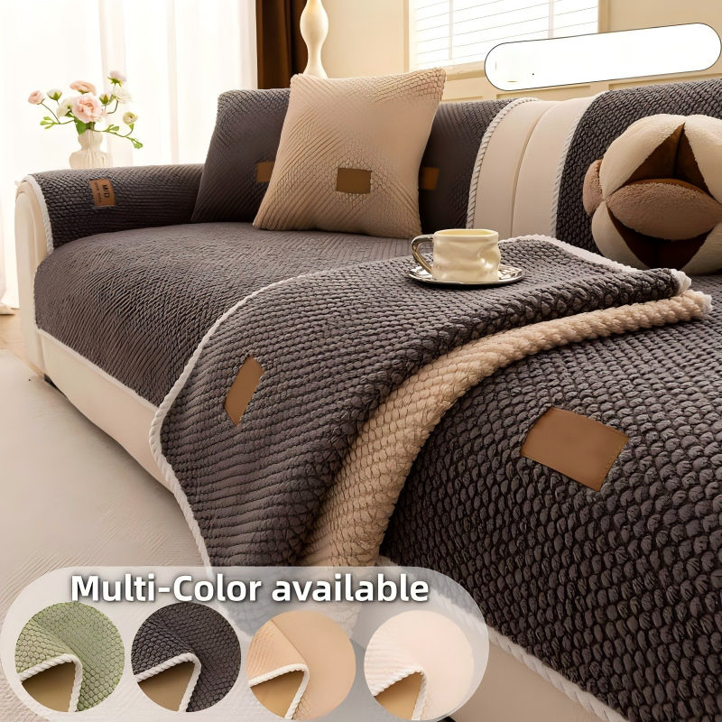 🛋️ Thickened Non-Slip Sofa Cover – Ultra-Soft, Washable, Scratch-Resistant & Pet-Friendly, 4 Colours ✨