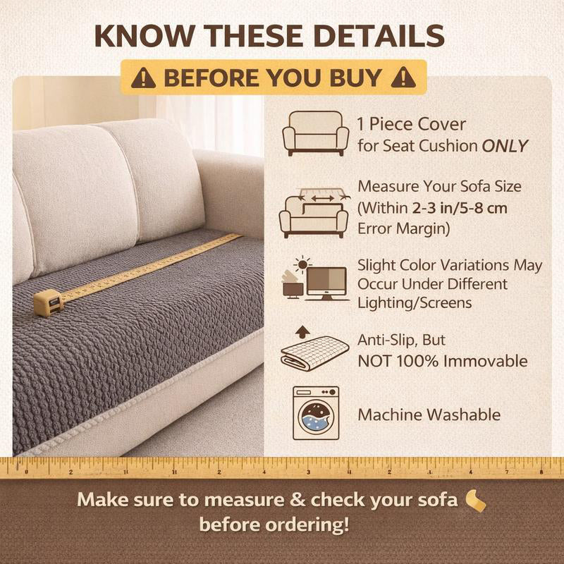 🛋️ Thickened Non-Slip Sofa Cover – Ultra-Soft, Washable, Scratch-Resistant & Pet-Friendly, 4 Colours ✨