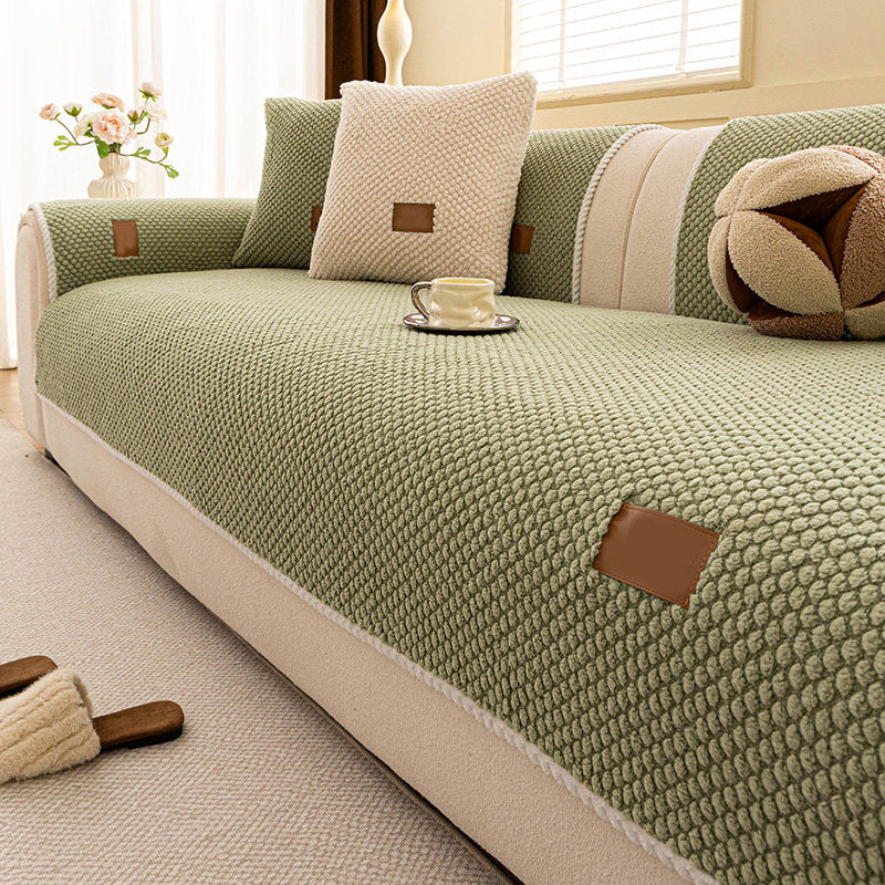 🛋️ Thickened Non-Slip Sofa Cover – Ultra-Soft, Washable, Scratch-Resistant & Pet-Friendly, 4 Colours ✨