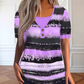 👕 Faux Two-Piece Striped Top – Henley, Casual ✨