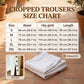 Summer Breathable Cropped Trousers with Pockets