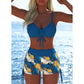 ⏳Time-Limited Special⏰Women's Bikini Set – Drawstring Top, Boy Shorts, Multiple Styles 🏖️