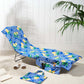 Lounge Chair Towel Cover with Pockets