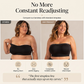 🤎Convertible Strapless Bandeau Bra with Wireless Comfort, Anti-Slip Grip & Removable Straps