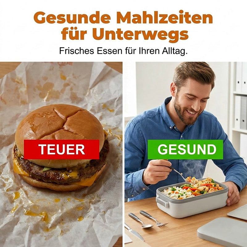 🍱⚡ Portable Electric Lunch Box with Self-heating 🔋🌡️