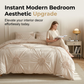 🛏️ ☁️Elegant Pinch Pleat Duvet Cover Set