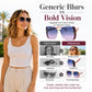 Rimless Oversized Square Sunglasses – Gradient Lens, Glitter Details, UV Protection ✨