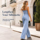 💞 Women Spaghetti Strap Wide Leg Denim Jumpsuit👖