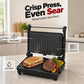 🍳Electric Sandwich Press and Panini Maker with 180‑Degree Flat Grill, Fast‑Heating Non‑Stick Indoor Countertop Grill for Steak, Burgers & Toasted Sandwiches