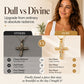 Women's Sparkling Twisted Knot Cross Pendant Necklace – Elegant design, brilliant shine & lightweight – Perfect for daily wear & special occasions 💖