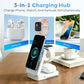 🔋 3-in-1 Foldable Magnetic Charging Stand | Wireless Charging Station for Phone, Watch & Earbuds | Compact & Space-Saving ✨
