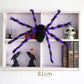 🕷️Oversized Outdoor Halloween Spider – Perfect for Multiple Spots, Haunted House Themes & DIY Scary Displays! 👻✨