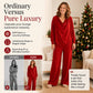 💖🍂 Women's Cowl Neck Top and Wide-Leg Pants Set – Effortless Elegance for Autumn