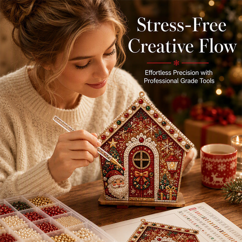 🎄 DIY 3D Pearl Christmas Art Kit – Handmade Festive Decoration with 6 ...