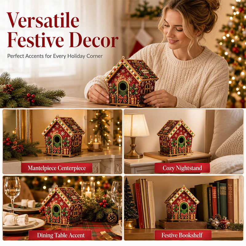 🎄✨ DIY 3D Pearl Christmas Art Kit – Handmade Festive Decoration with 6 Holiday Designs