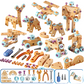 🔧🧒 Children's Educational DIY Tool Kit – STEM building set with electric drill, 124+ pcs & storage box. Encourages creativity, logic & fine motor skills – perfect for little builders! 🛠️✨