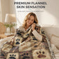 🐶 Cute Paw Print Soft Flannel Blanket – Snuggly, Warm, Lovely Home Decor 🛌