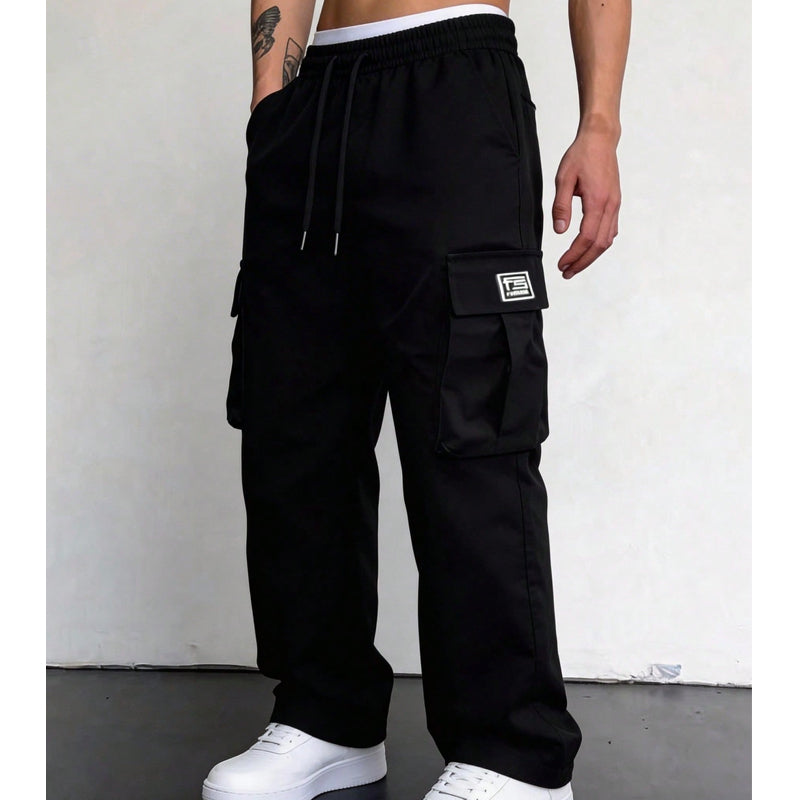 🏷️ Everyday Utility | Men's Multi-Pocket Loose-Fit Cargo Pants