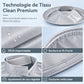 ✂️ Hair Cutting Cape with Catcher – built-in groove traps clippings, no mess on clothes or floors. Waterproof, non-static, folds flat. Perfect for home trims & kids' cuts!