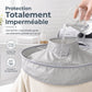 ✂️ Hair Cutting Cape with Catcher – built-in groove traps clippings, no mess on clothes or floors. Waterproof, non-static, folds flat. Perfect for home trims & kids' cuts!