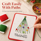Merry Christmas DIY Greeting Card Making Kit🎄🧵📇