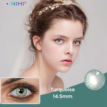 Fresh Turquoise Cosmetic Colored Contact Lenses