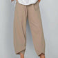 👖Vintage Asymmetrical Elastic Waist Pockets Pants – Unique Design, Comfortable Fit & Functional Style🌸