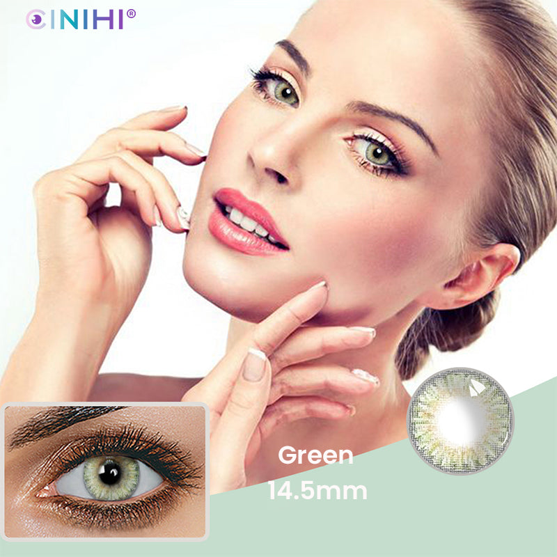 Fresh Green Cosmetic Colored Contact Lenses