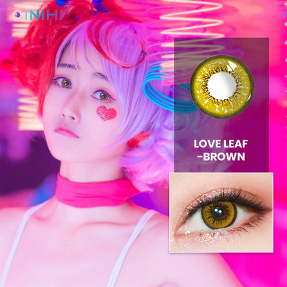 Love Leaf  Brown Cosmetic Colored Contact Lenses