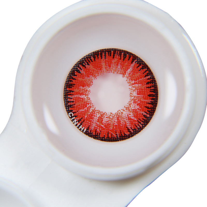 Vega Tricolor Red Cosmetic Colored Contact Lenses