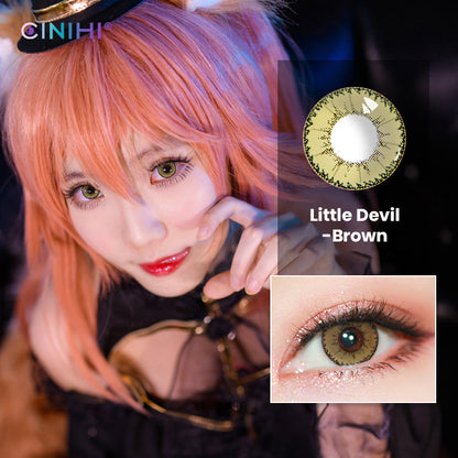 Little Devil Brown Cosmetic Colored Contact Lenses