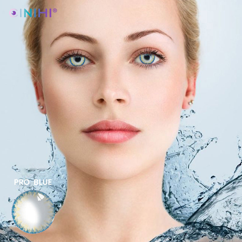 PRO Blue Cosmetic Colored Contact Lenses