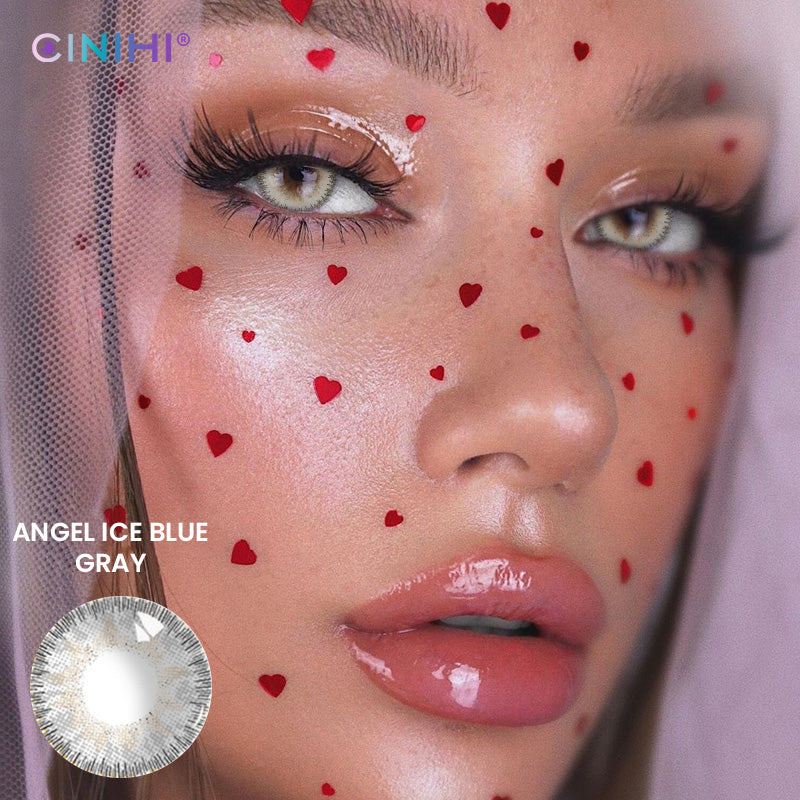 Angel Ice Blue Gray Cosmetic Colored Contact Lenses