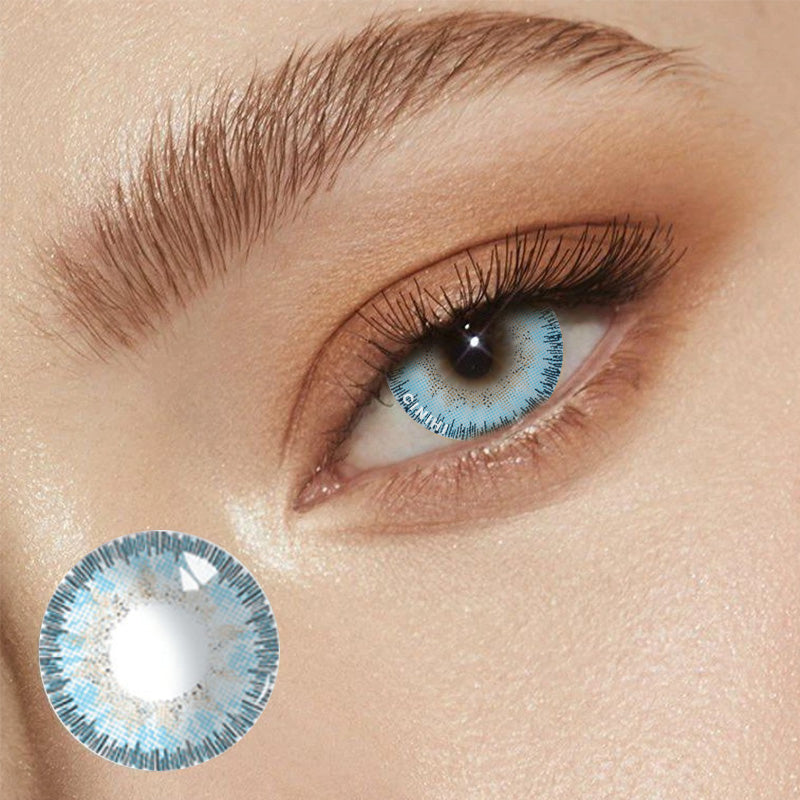 Angel Ice Blue Blue Cosmetic Colored Contact Lenses