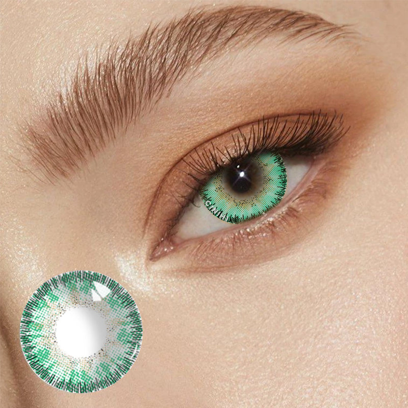 Angel Ice Blue Green Cosmetic Colored Contact Lenses