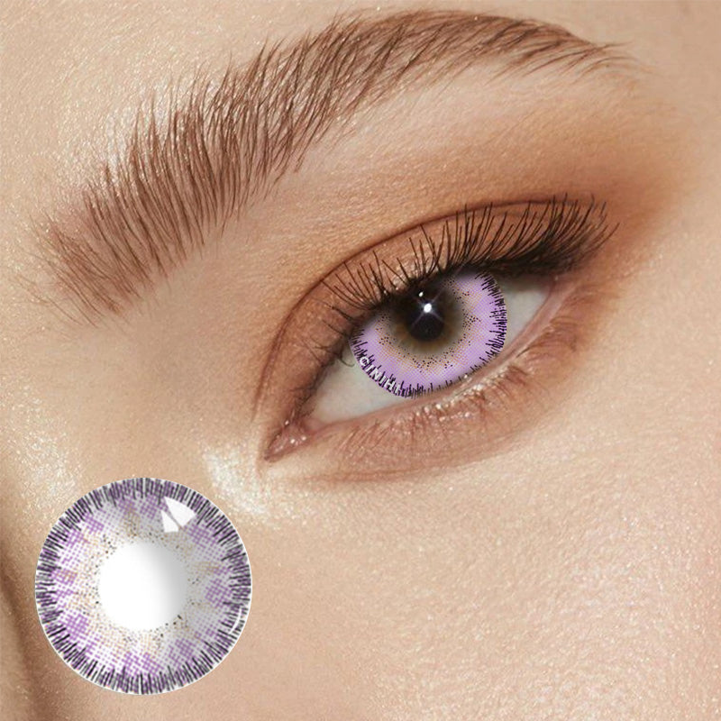 Angel Ice Blue Purple Cosmetic Colored Contact Lenses