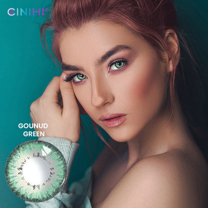 Gounud Green Cosmetic Colored Contact Lenses