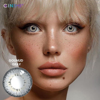 Gounud Gray Cosmetic Colored Contact Lenses