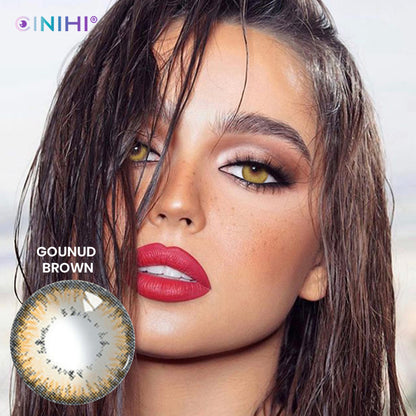 Gounud Brown Cosmetic Colored Contact Lenses