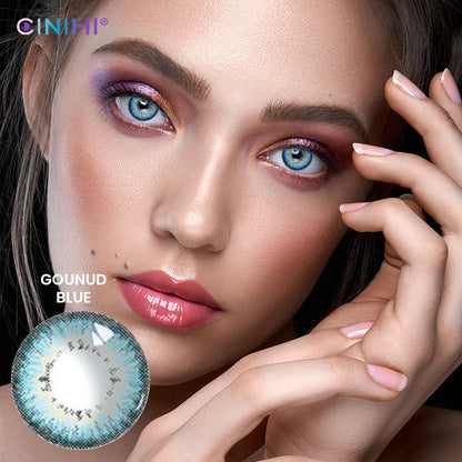 Gounud Blue Cosmetic Colored Contact Lenses