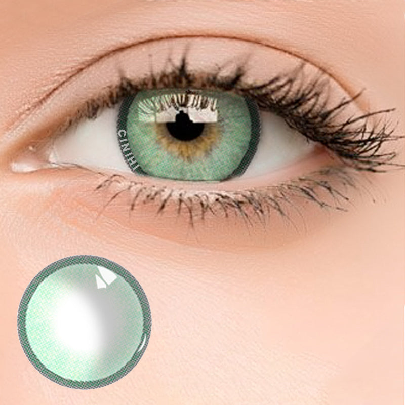 Aurora Ⅱ Green Cosmetic Colored Contact Lenses