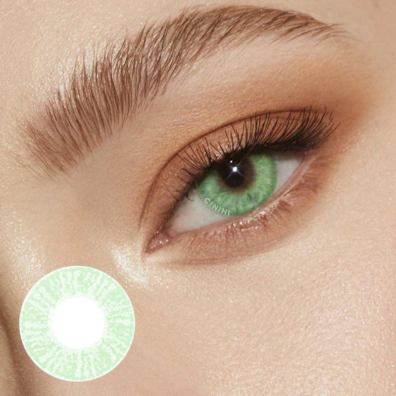 Lee Bibie Green Cosmetic Colored Contact Lenses